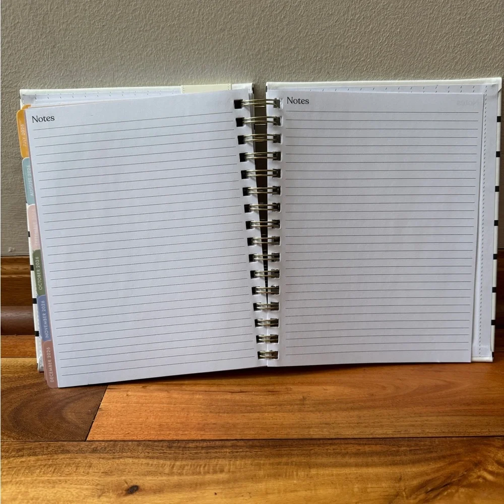 2026 Planners, Eccolo Spiral Agenda Planner, Weekly & Monthly Pages, 12 Months